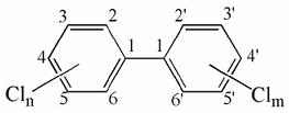 Молекула ПХБ