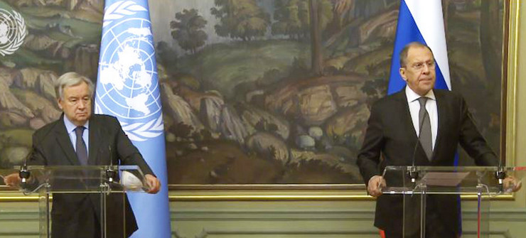 Визит Генерального секретаря ООН Антониу Гутерриша в Москву